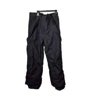 Sport Essentials Snow Pants Mens Small Black Insulated Waterproof Ski 5495